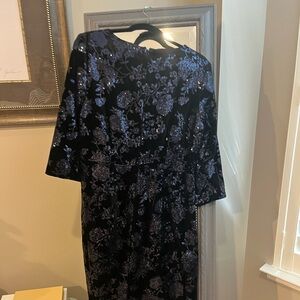 Black Eliza J Elegant Dress.  Eliza J is sold at Nordstrom